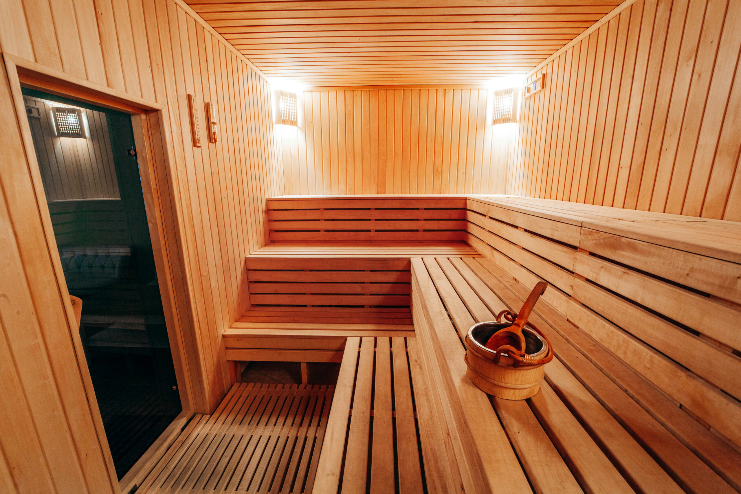 Sauna therapy wellness session at South Orange County Wellness near Dana Point Orange County