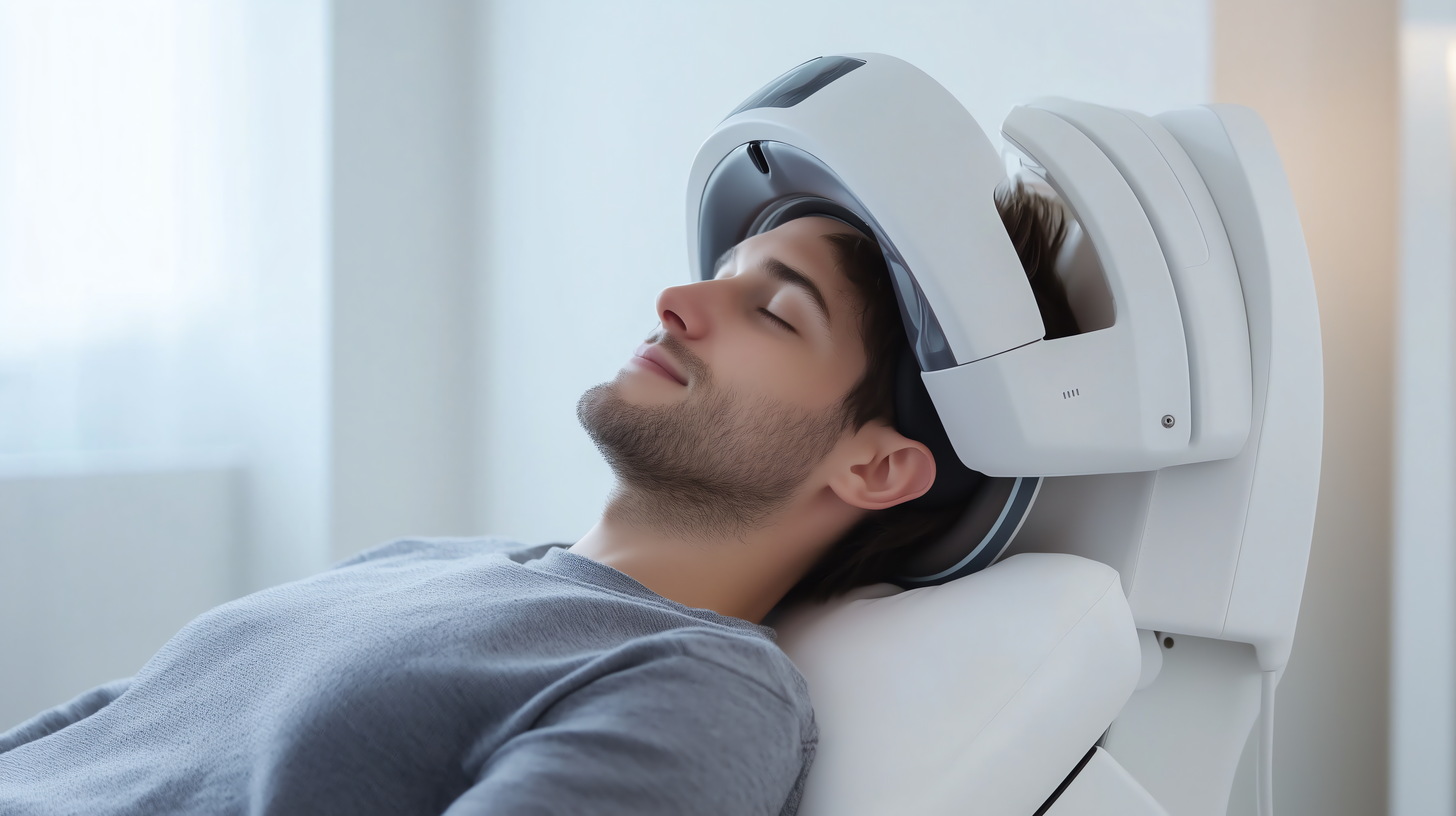 TMS therapy session at South Orange County Wellness in Orange County near Dana Point
